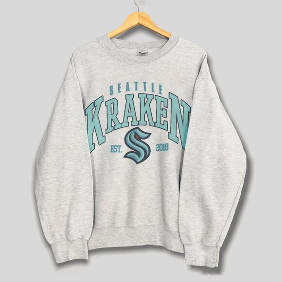 Vintage Seattle Kraken Hockey Sweatshirt, Retro Seattle Kraken NHL Unisex Shirt - Picture 1 of 2
